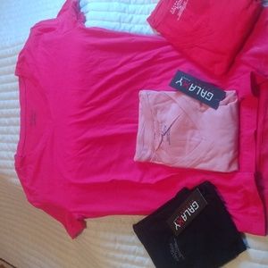 Ladies v neck tshirts set of 4